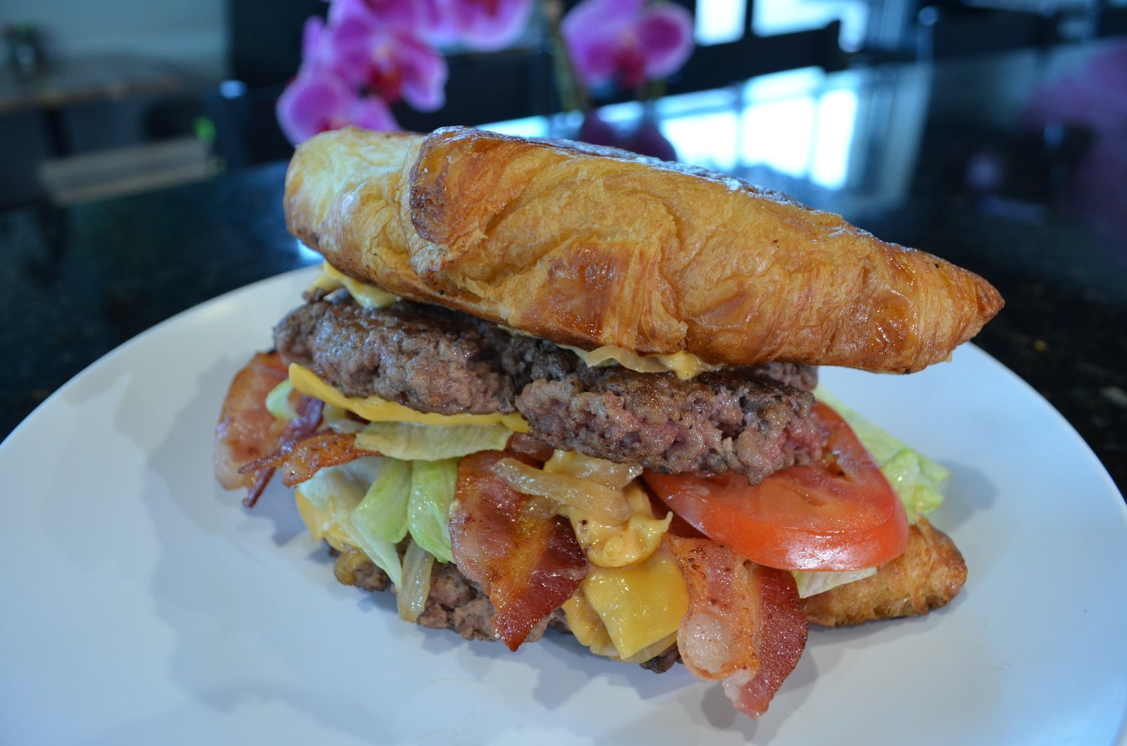 Bacon Double Stack Smash Burger