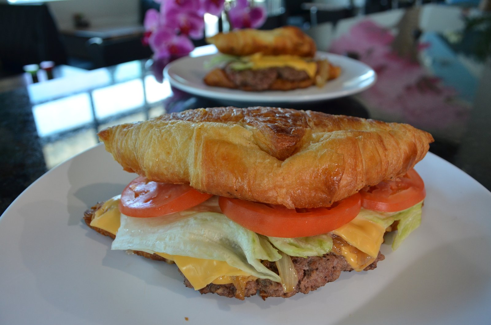 Croissant Smash Burger